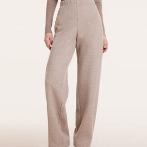 Knit Straight Full Length Pants